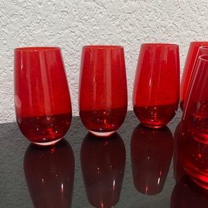 8 Red Glasses